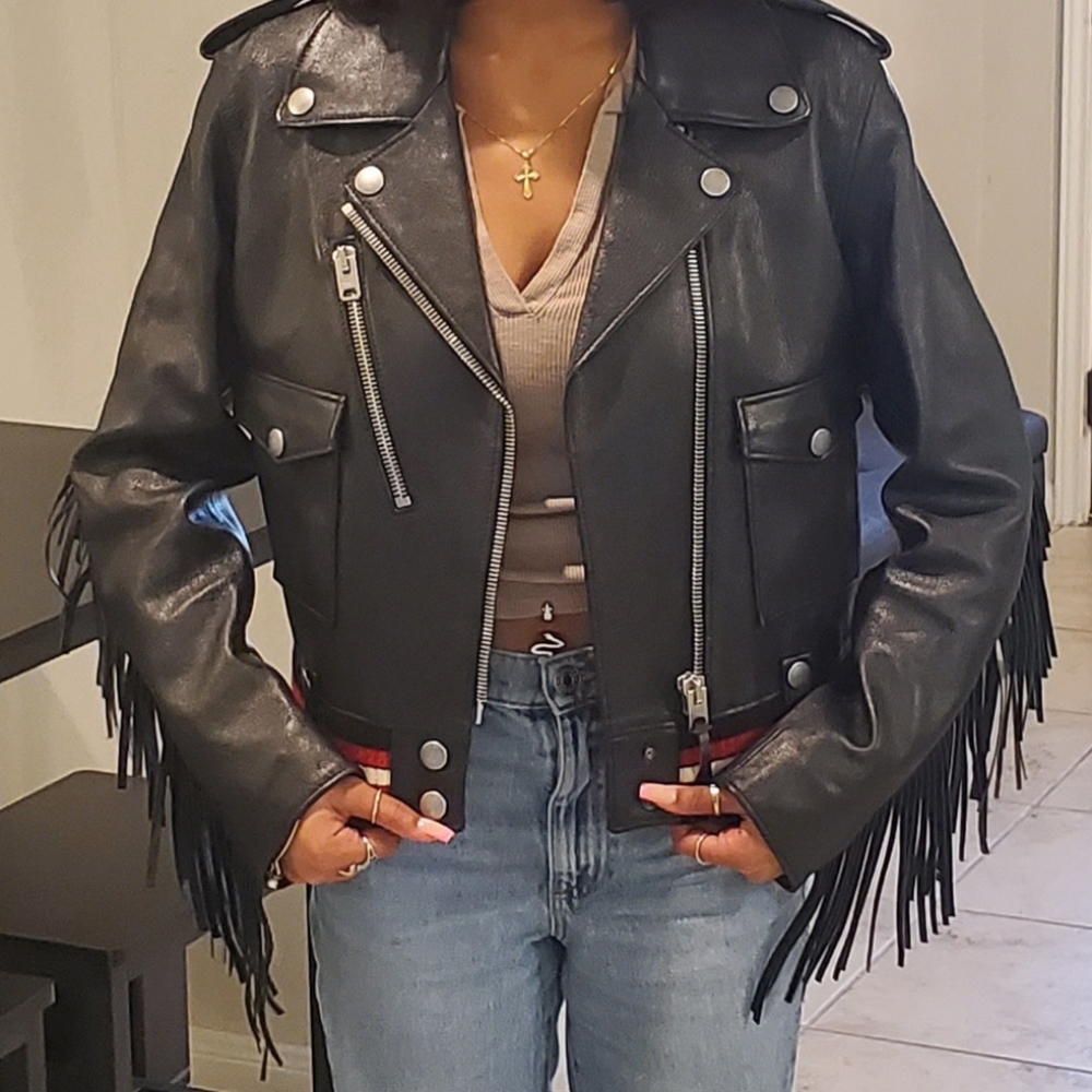 Coach womens Leather jacket
